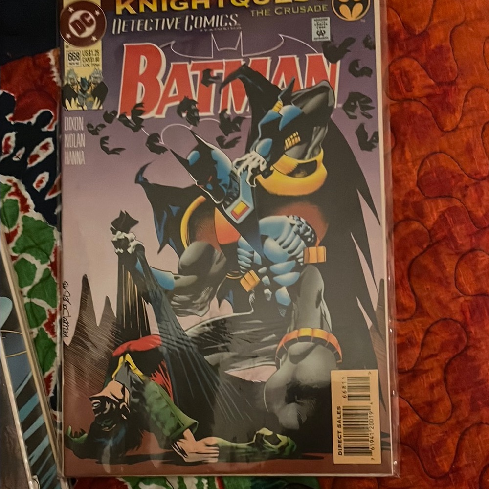 Batman Comic Book with Dynamic Cover Art